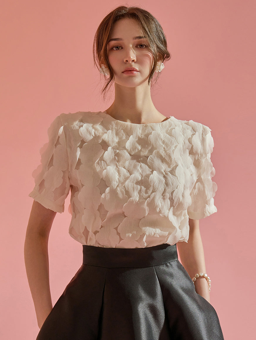 B2869 シフォンブラウス