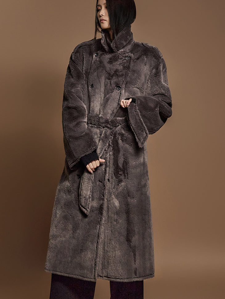 J2542 配腰带羊毛夹克