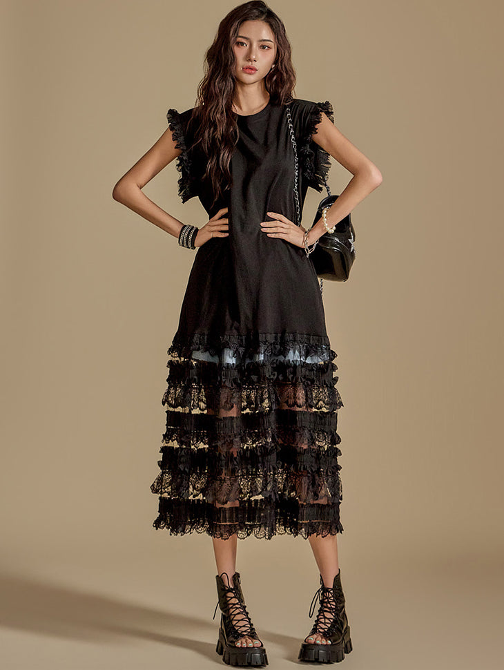 D5060 蕾丝连衣裙