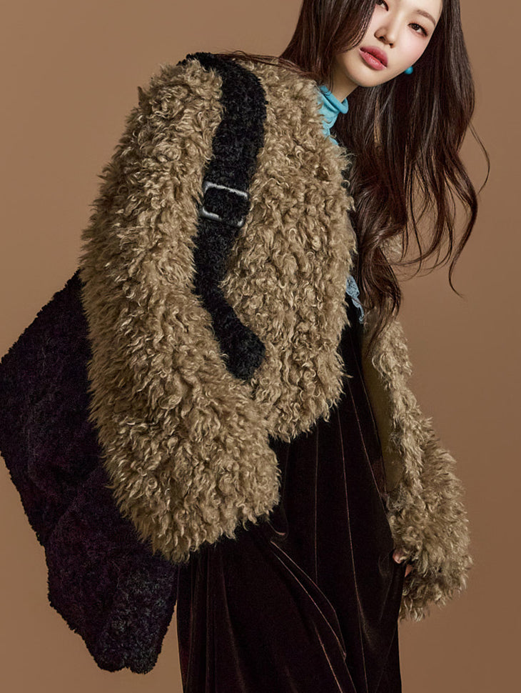 J2568 圈圈呢套衫夹克