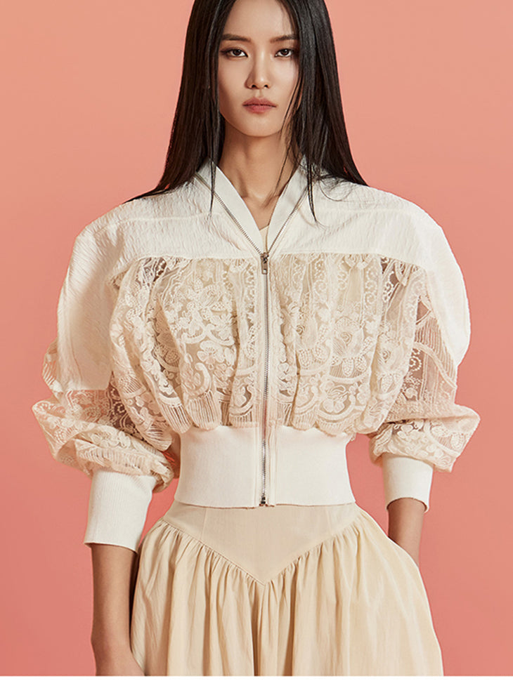 J2162 Lace Blouson