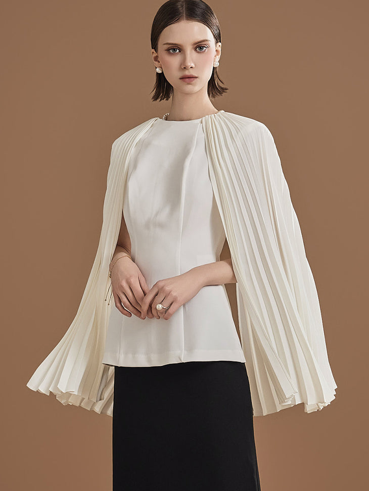 B9181 Pleated Blouse