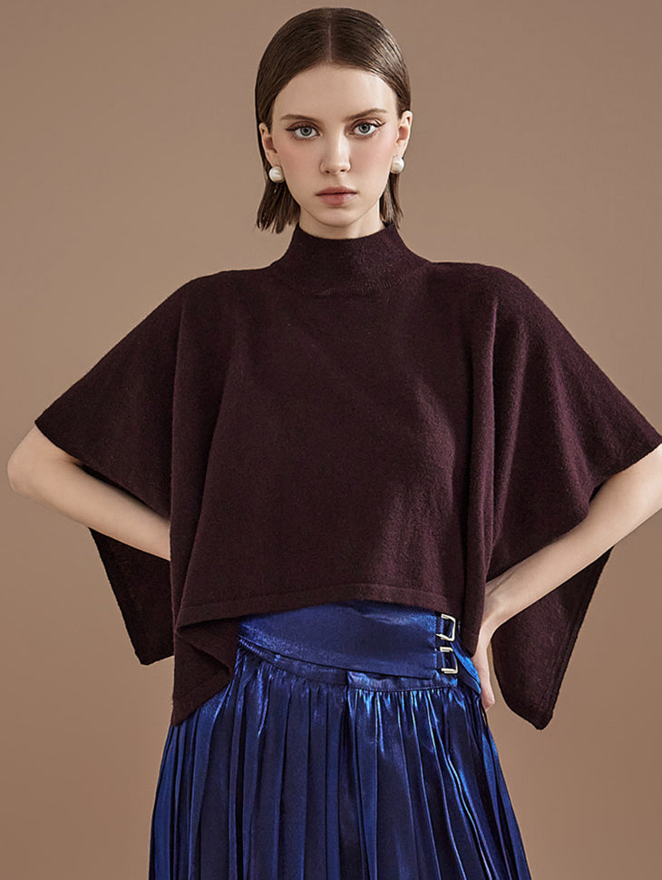 E3292 Unbalance Cape Knit