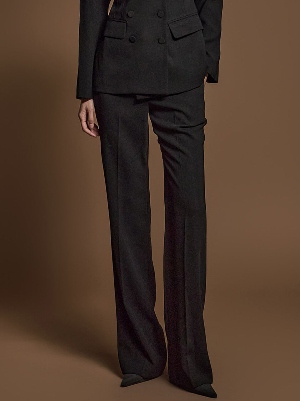 Jade Pintuck Slacks