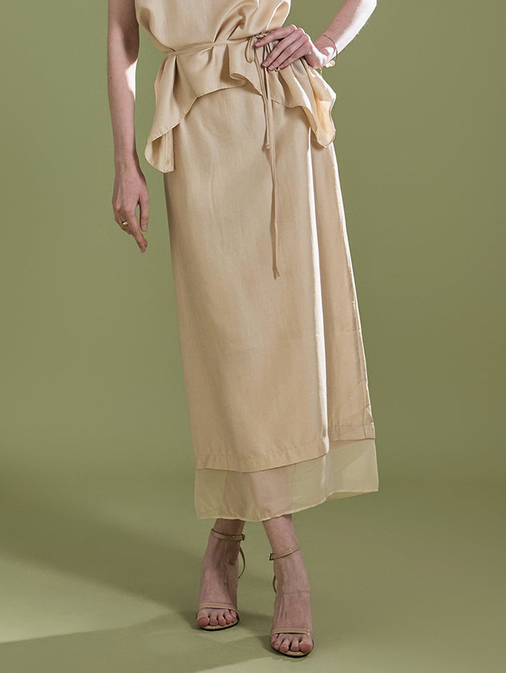 SK2766 サテンスカート