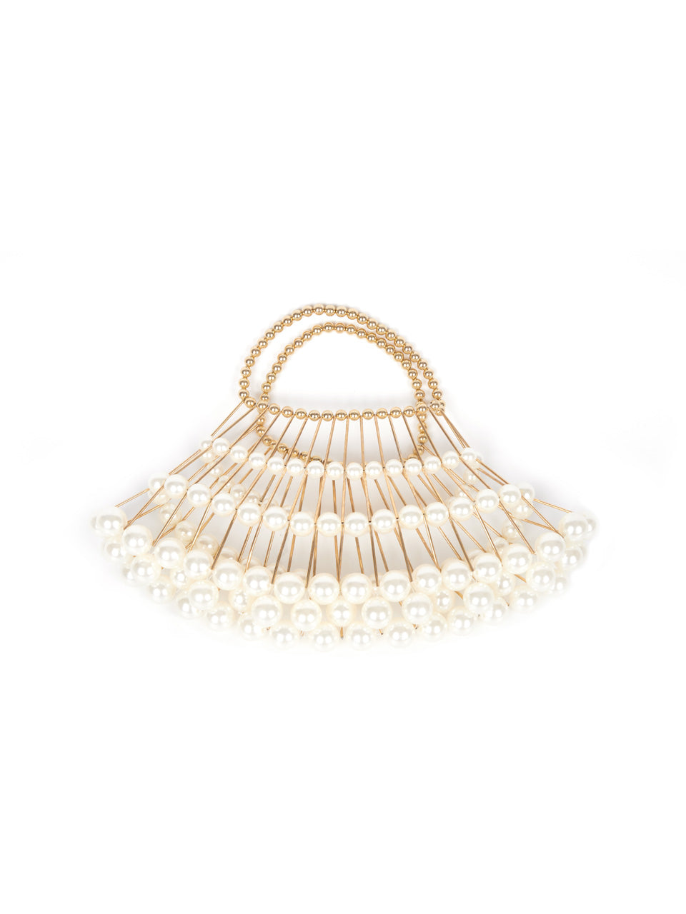 A-1562 Pearl Net Handle Bag