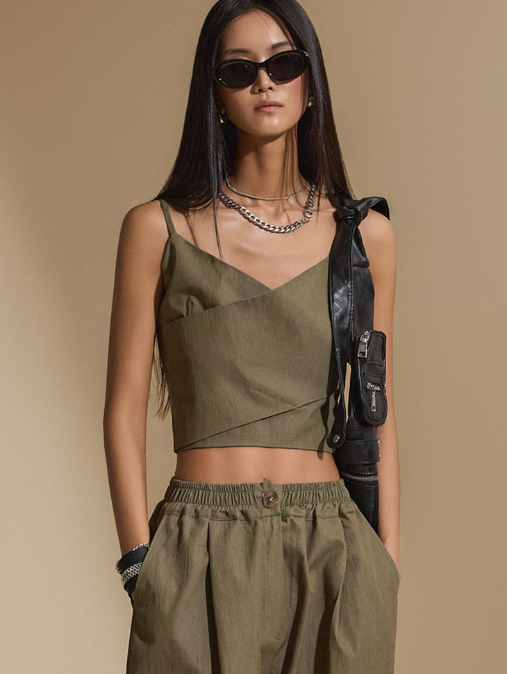 E3445 ラップビスチェ