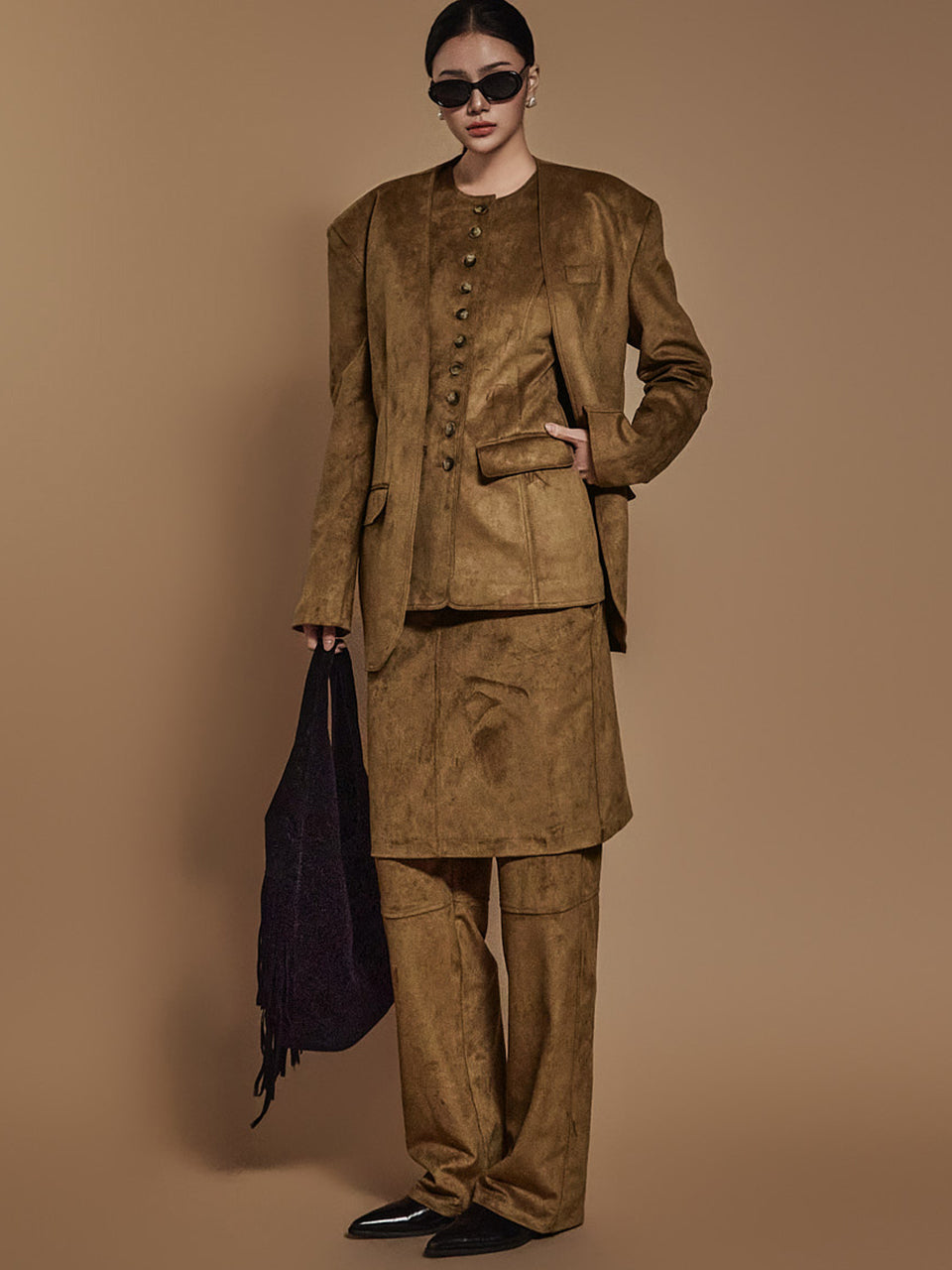 TP1968 夹克背心裤子套装