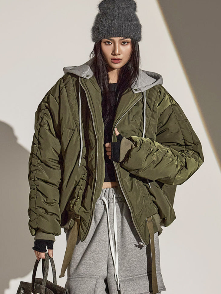 J2534 系带毛衣夹克