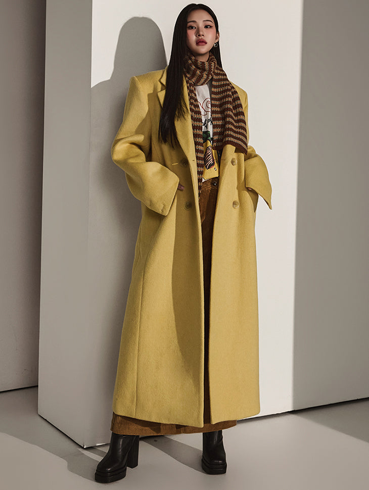 J2123 羊毛双层大衣