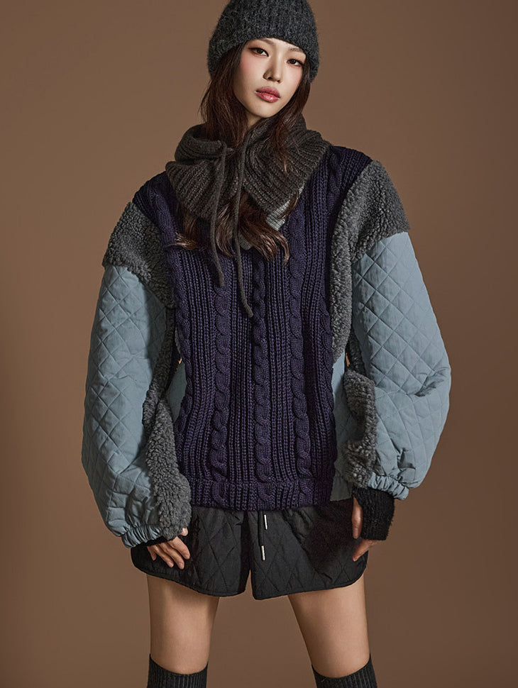 E3651 Knit Sweatshirt