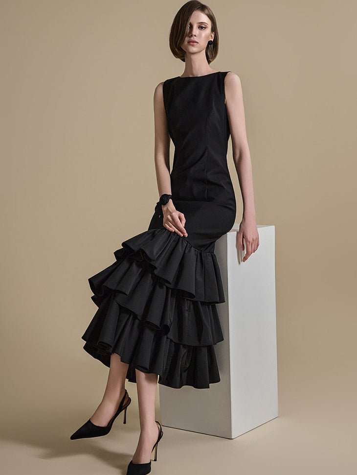 D9483 分层连衣裙