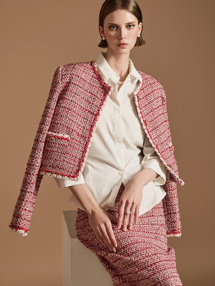 J2503 粗花呢夹克