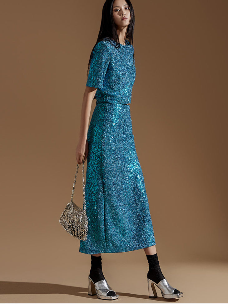 TP1802 衬衫裙套装