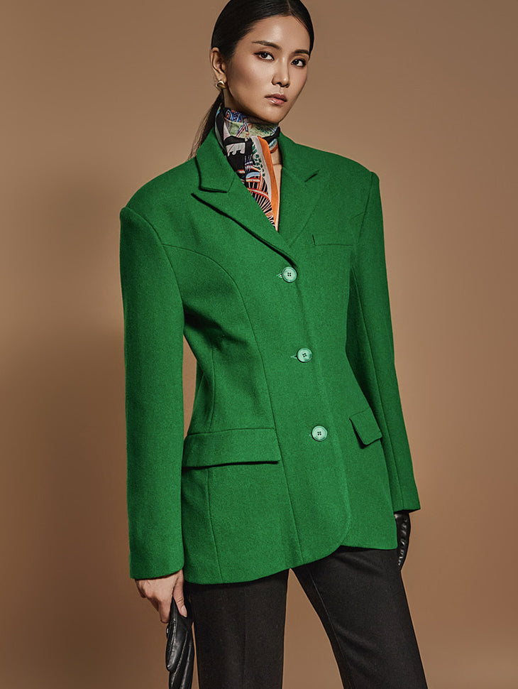 J2452 剪裁羊毛夹克