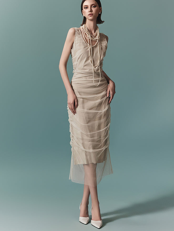 TP1845 メッシュトップ&スカートセット