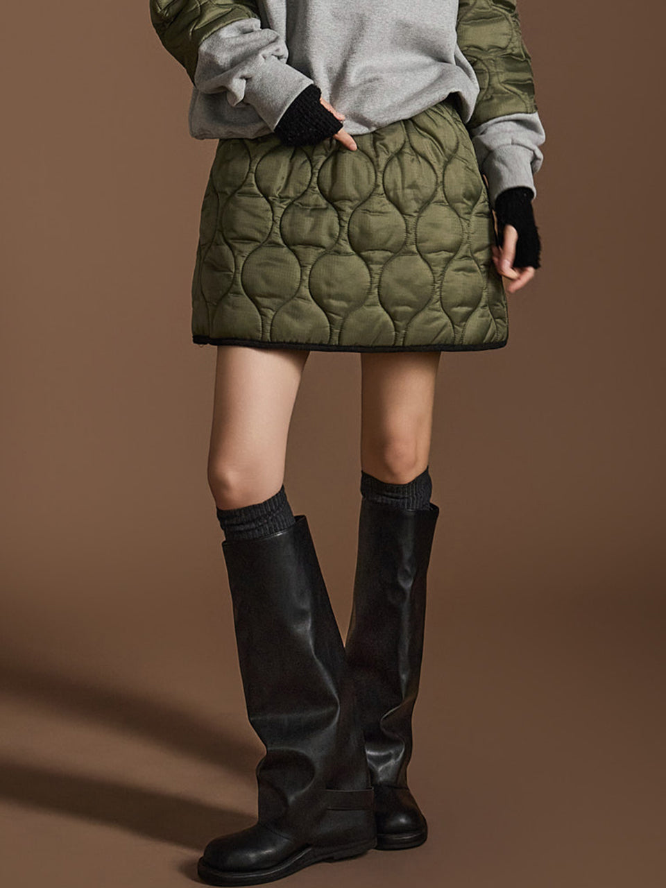 SK2872 キルティングスカート
