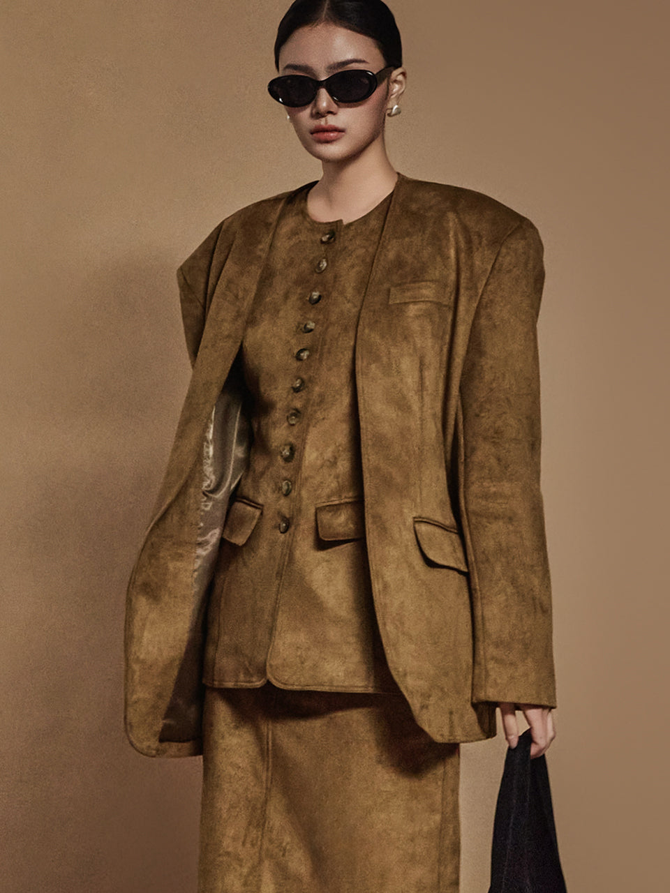 J2432 绒面革夹克