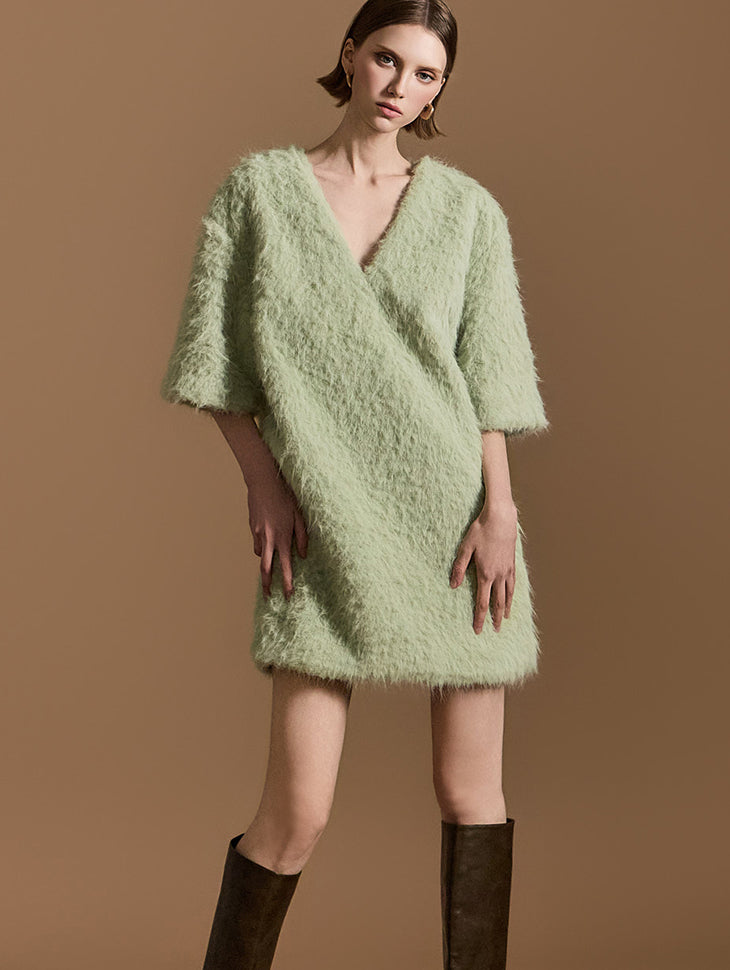 D9511 Boucle Mini Dress