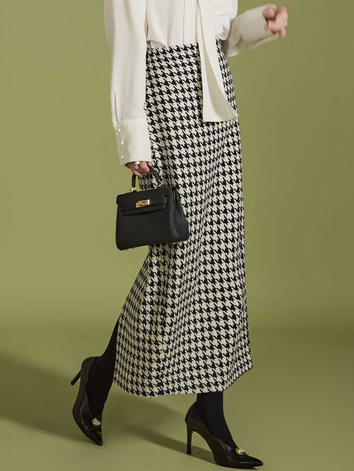 SK2842 ツイードウールスカート