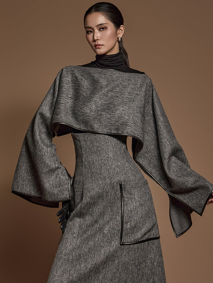 E9028 羊毛短款上衣