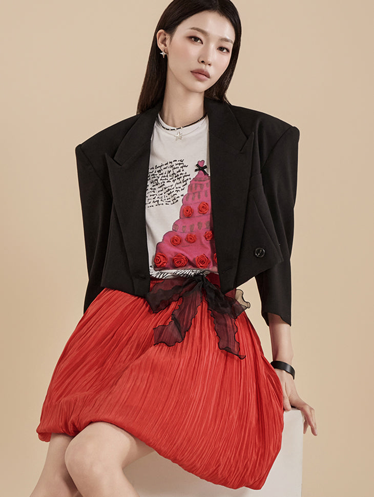 J2231 クロップシングルジャケット