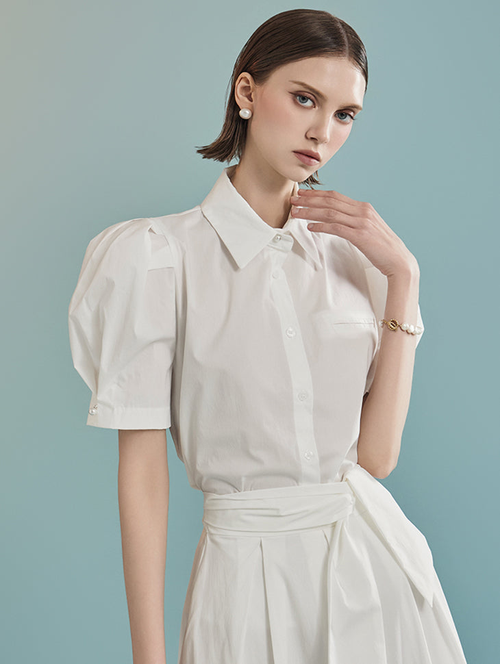 S621 Balloon Sleeve Shirt