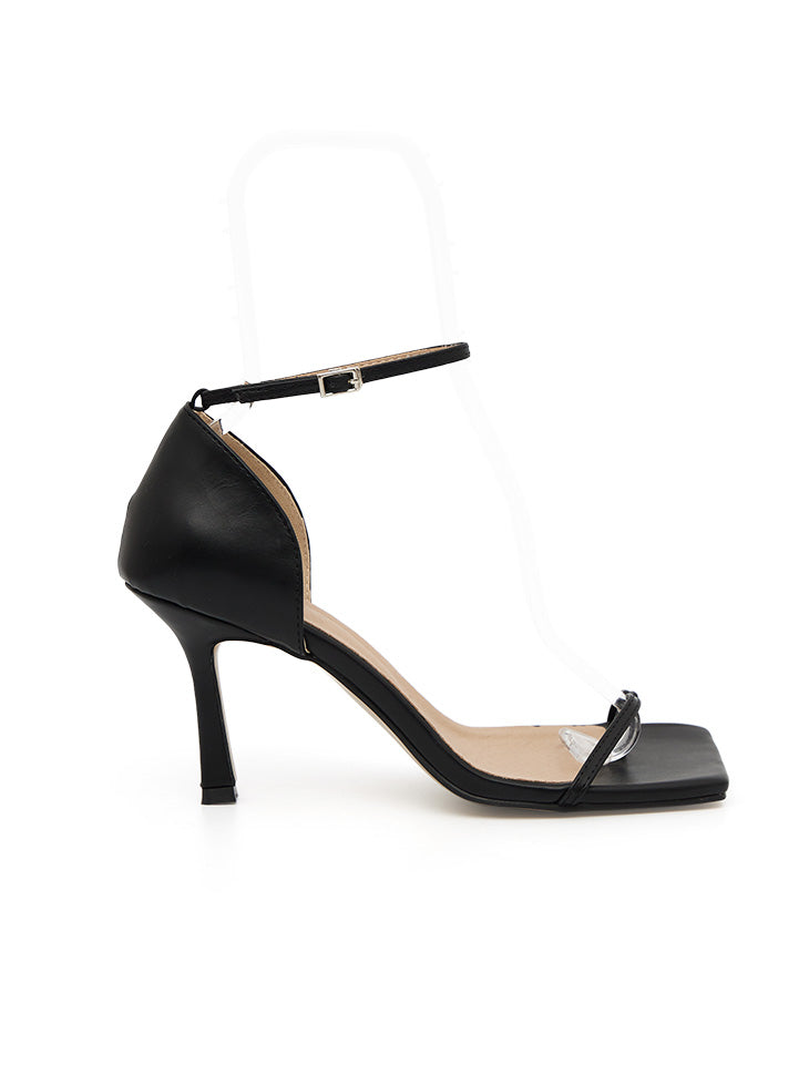 AR-3089 スクエアストラップヒールサンダル(ストラップSET)