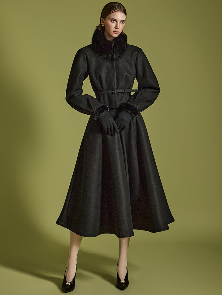 D5135 ベルト付きツーピースセット