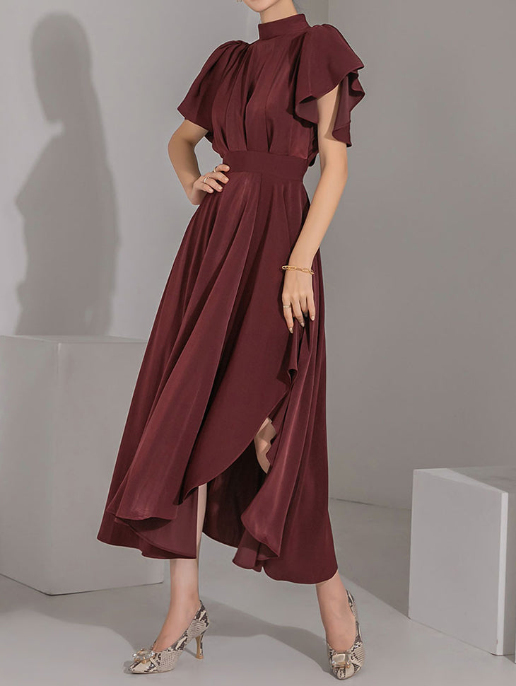 D9394 不对称连衣裙