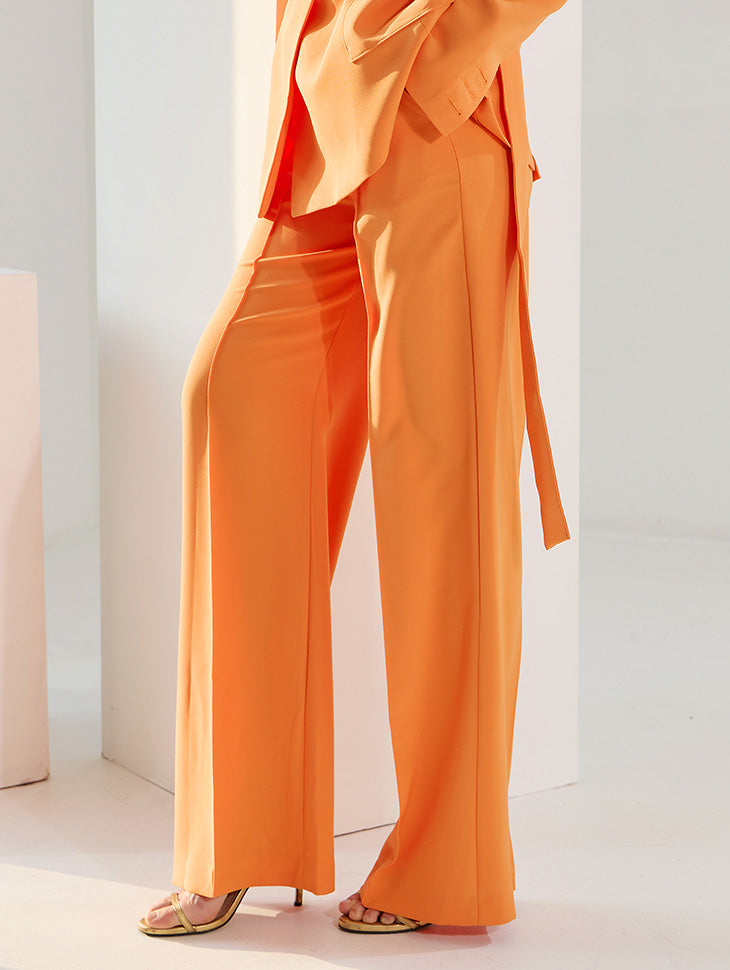 P2780 Pintuck Elastic Waist Slacks