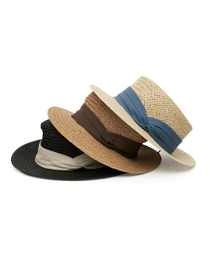 AC-722 ペーパーカラーバンドパナマハット