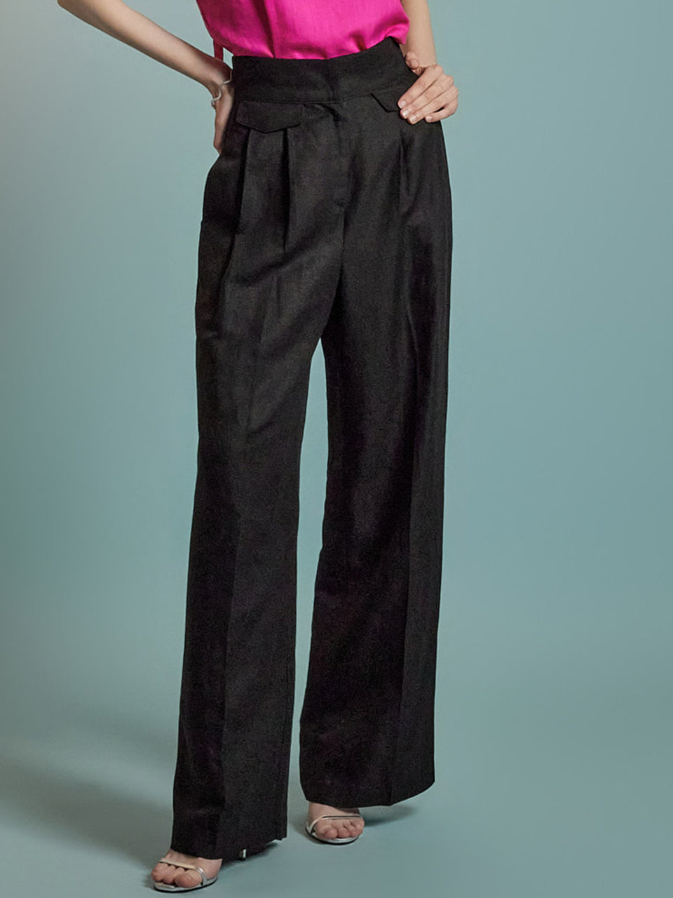 P3142 亚麻休闲裤