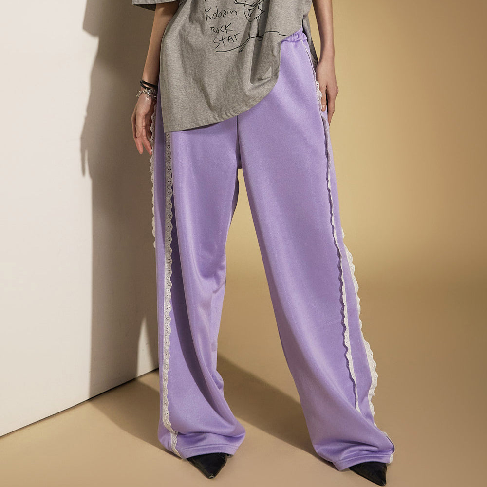 P3379 蕾丝运动裤