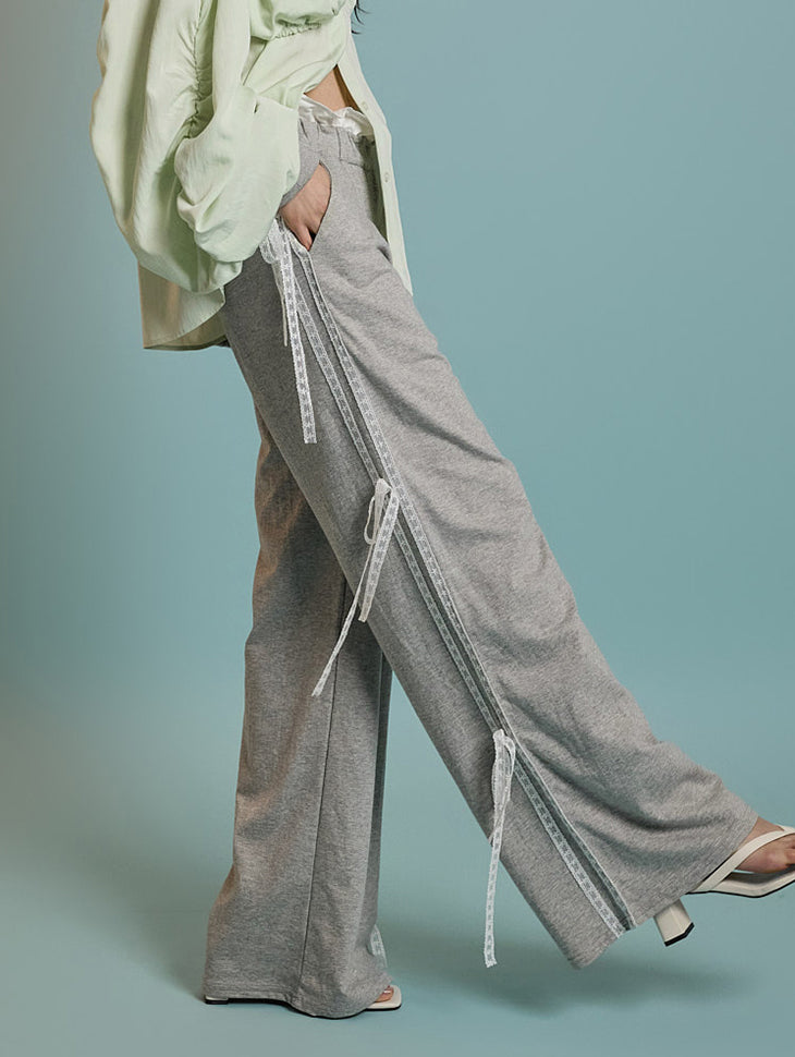 P3465 Lace Sweat Pants