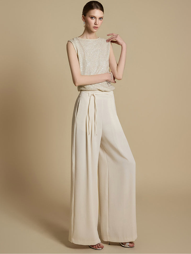 P3478 宽肩带休闲裤