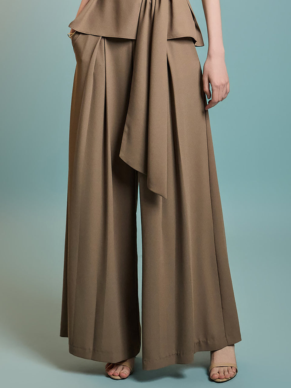 P3510 Pintuck Wide Slacks