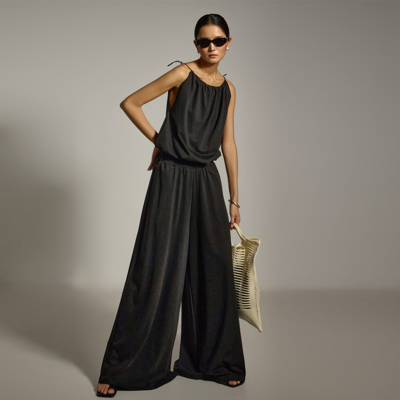 P3522 ワイドスウェットパンツ