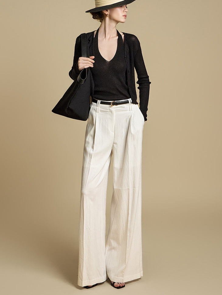 P3530 褶裥休闲裤