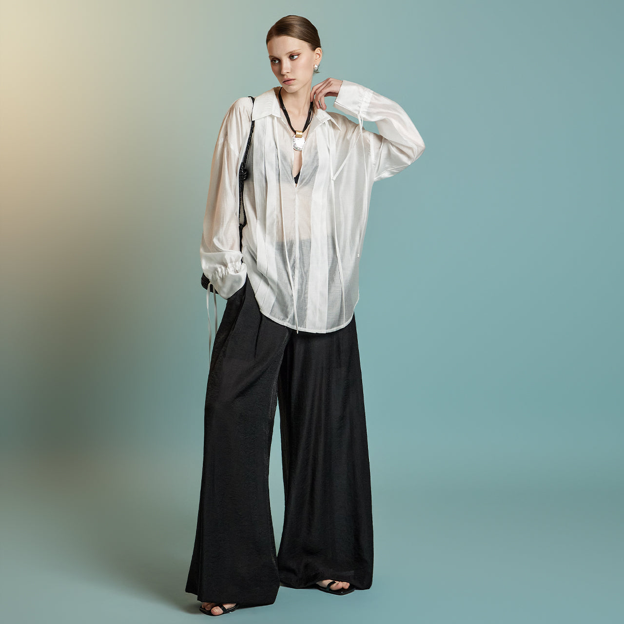 P3546 透明休闲裤