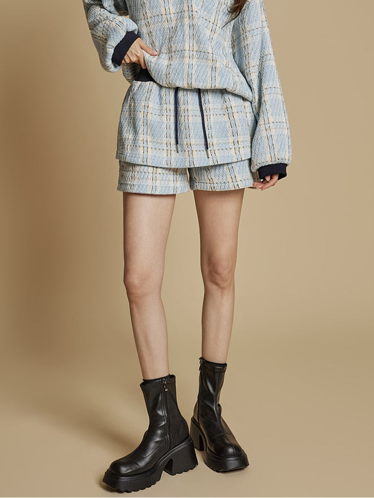 P3625 Checkered Short Pants