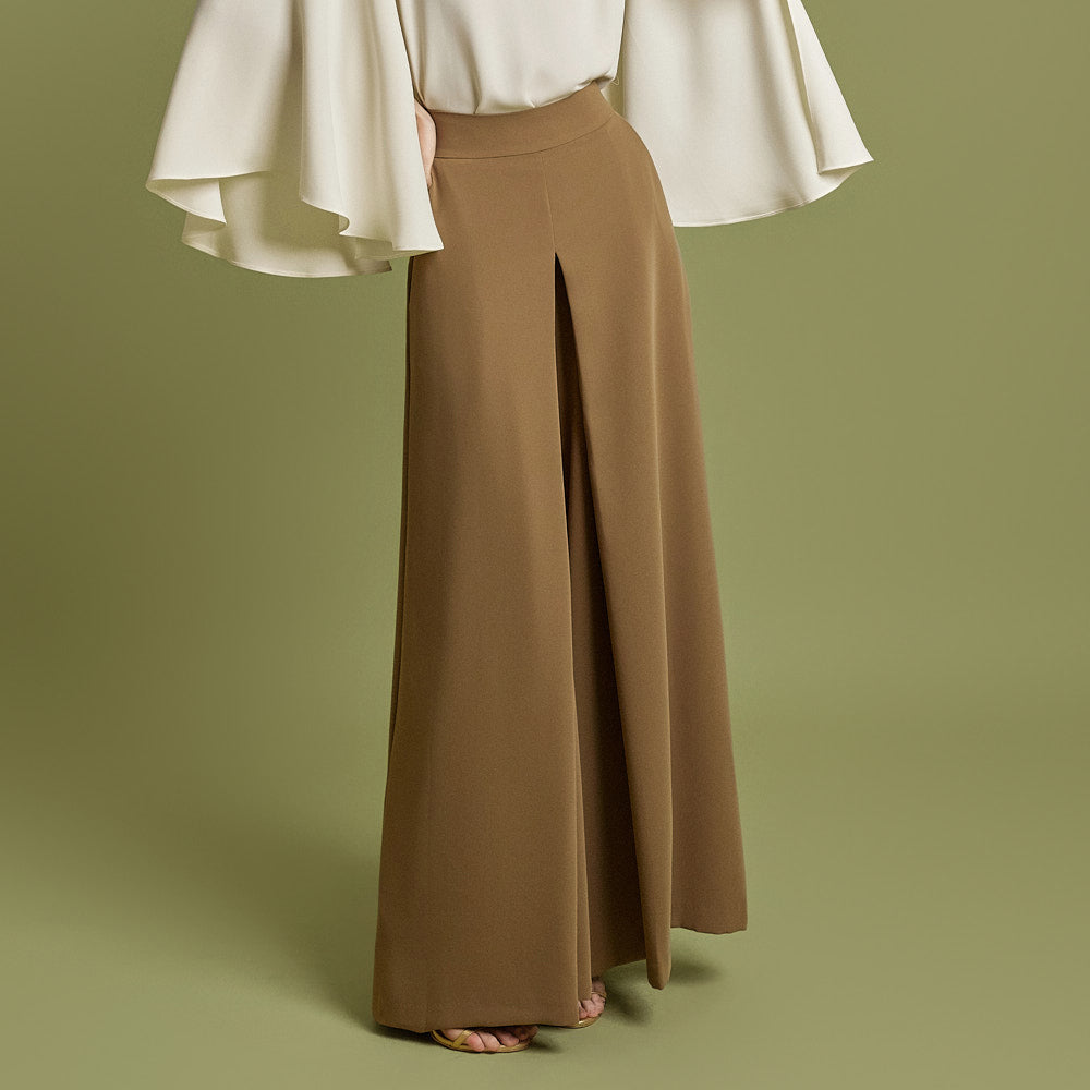 P3640 Pintuck Wide Slacks