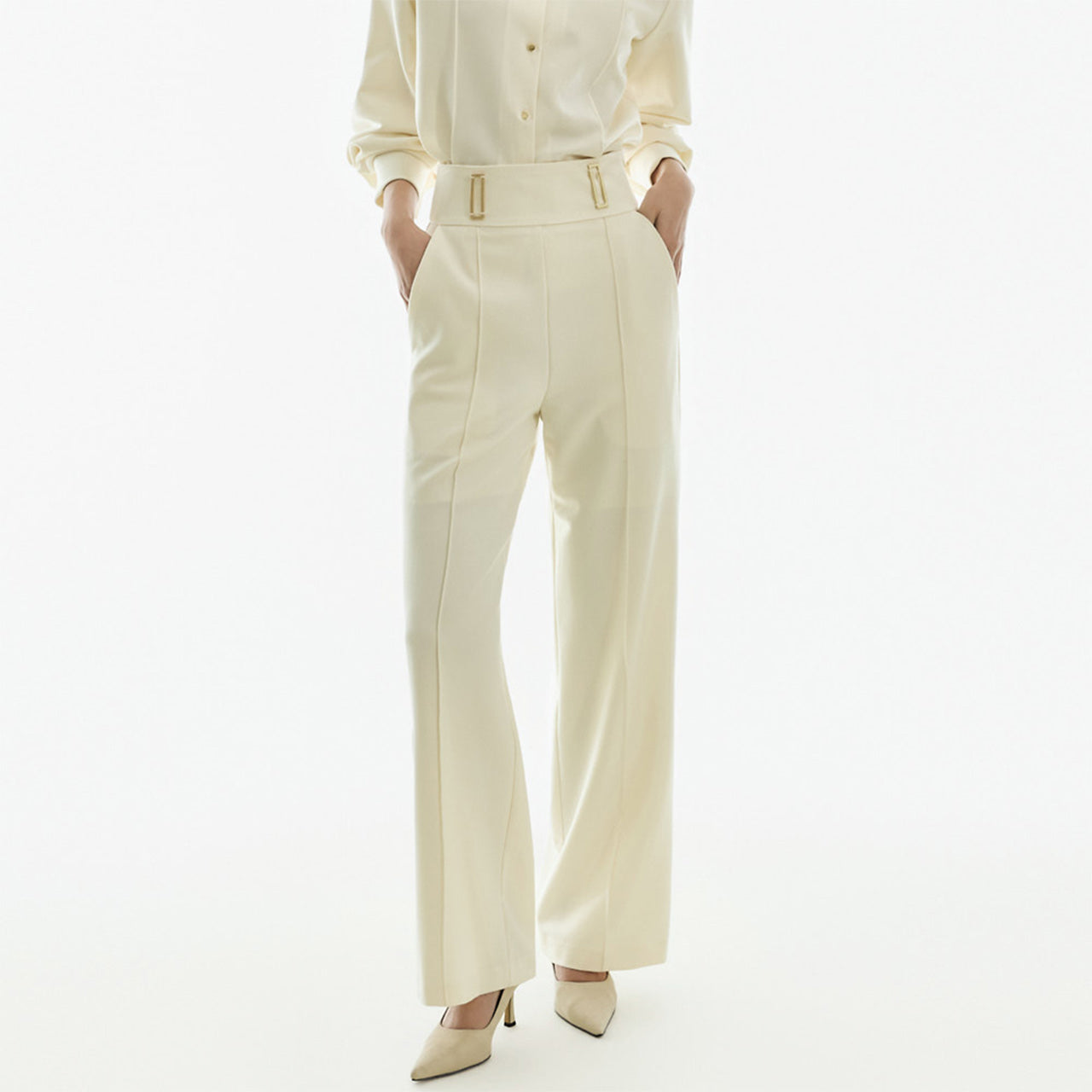 P3723 Pintuck Slacks