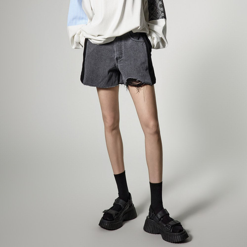 P3790 破洞牛仔短裤