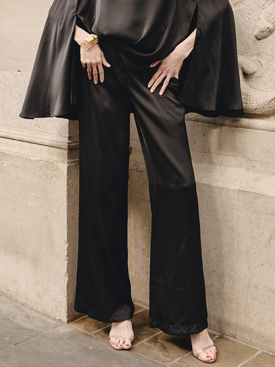 P9164 Pintuck Slacks