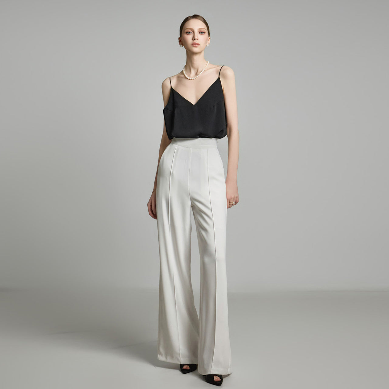 P9166 Pintuck Slacks