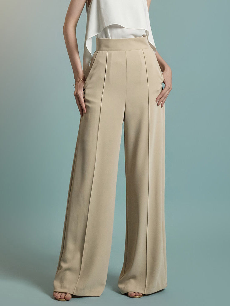 P9166 Pintuck Slacks