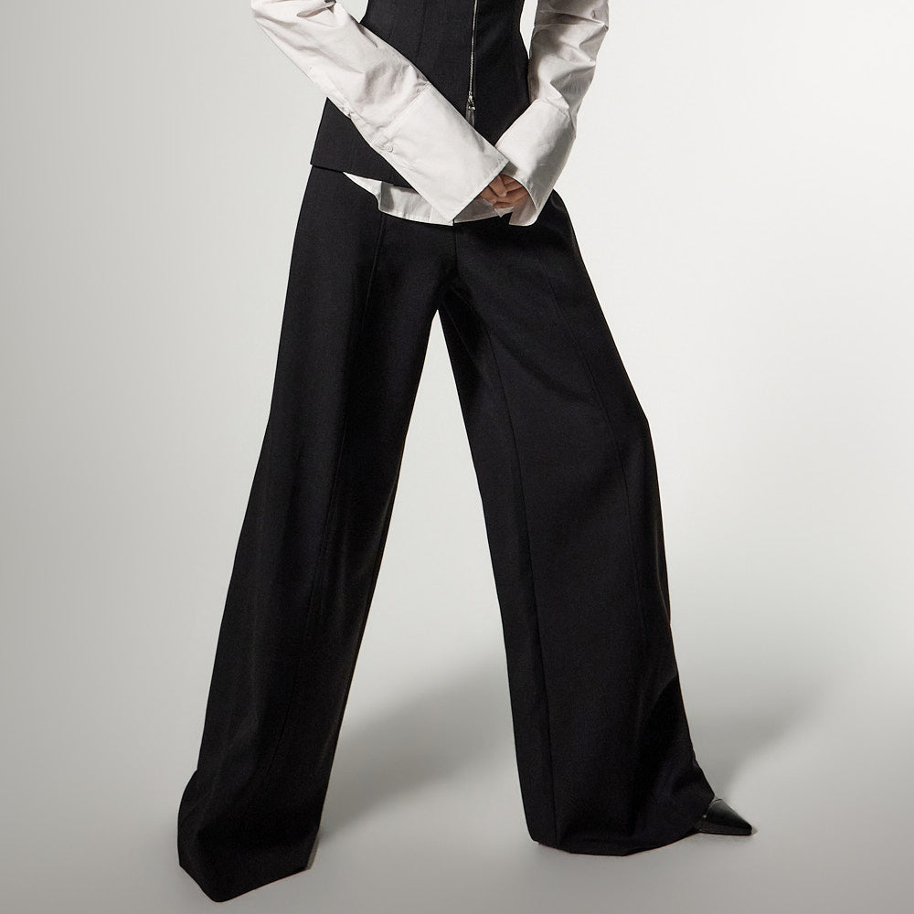 P9188 Low-Rise Wide Slacks