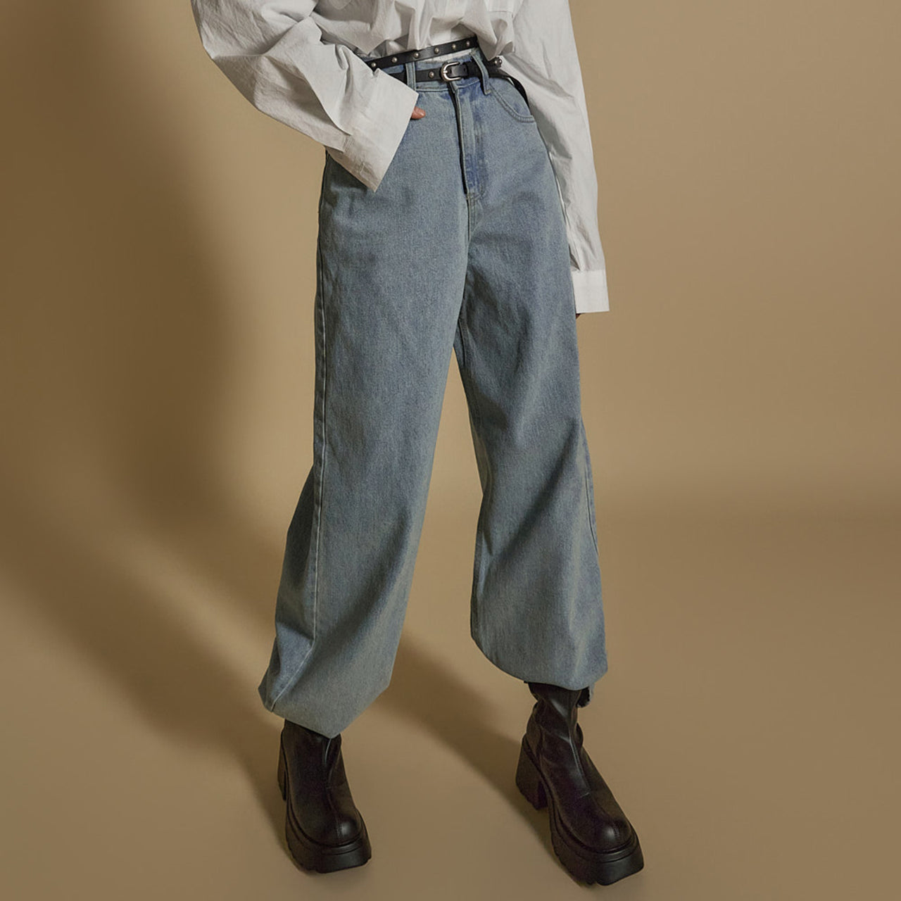 PJ552 ワイドジーンズ