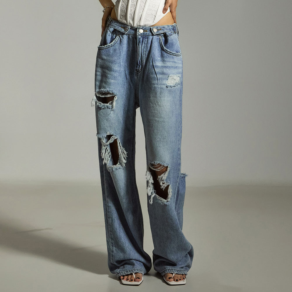 PJ587 Distressed Jeans